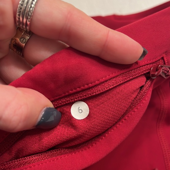 Lululemon Tight Stuff Tight II *25" Ruby Red - Picture 5 of 6